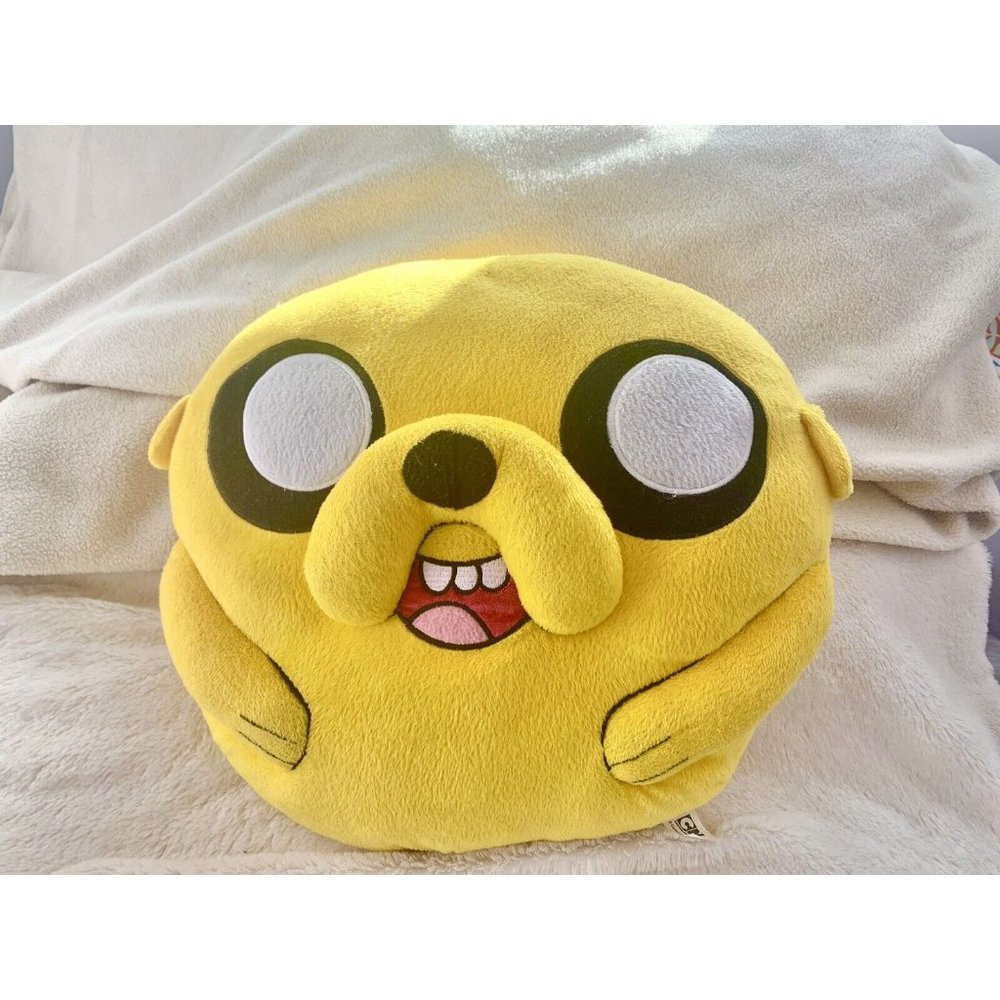 Cartoon Network Adventure Time JAKE THE DOG Cuddle Plush Pillow 14"